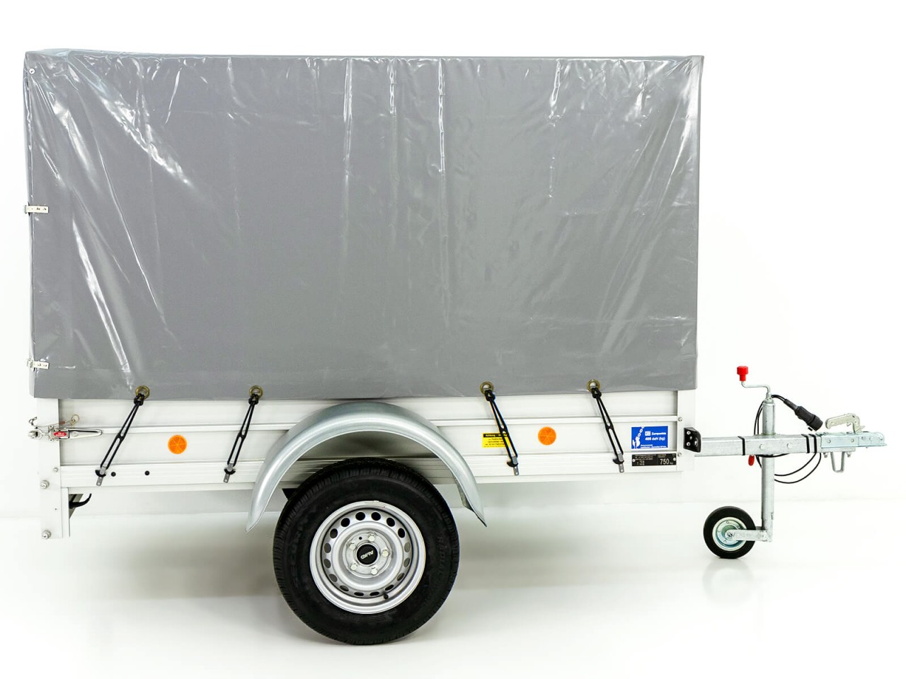 Koch Anhänger mit Plane 105x205cm 750kg|Typ U2|Hochplane 130cm|Angebot-Neu