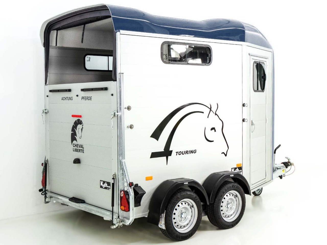 35.jpg Cheval Liberte Pferdeanhänger Touring Country| Pullman-Fahrwerk| Frontausstieg| blau-Neu – Image 1