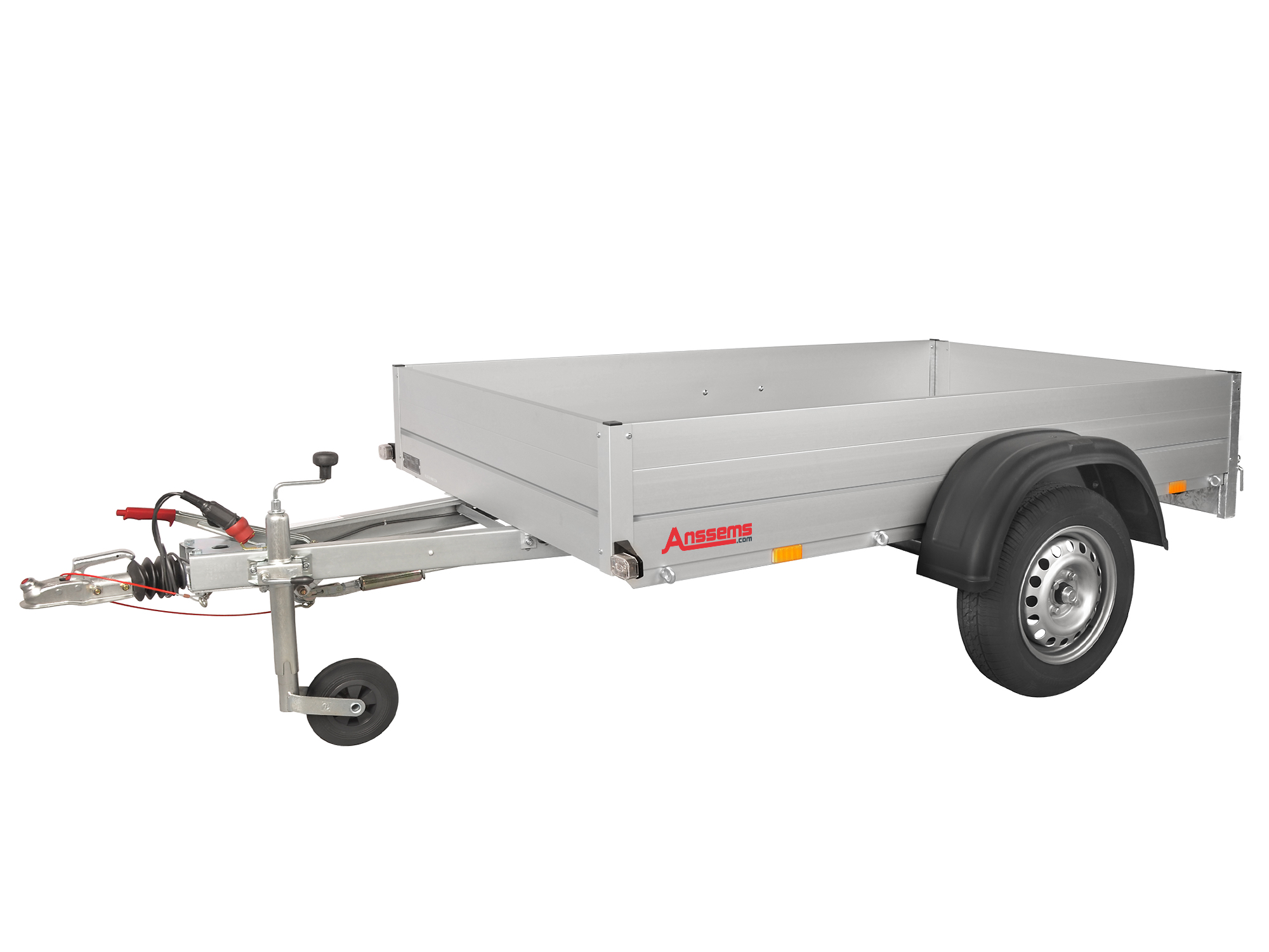 Anssems PKW Anhänger Tieflader Alu GT 750 kg, Ladefläche 2,11 x 1,26 m gebremst