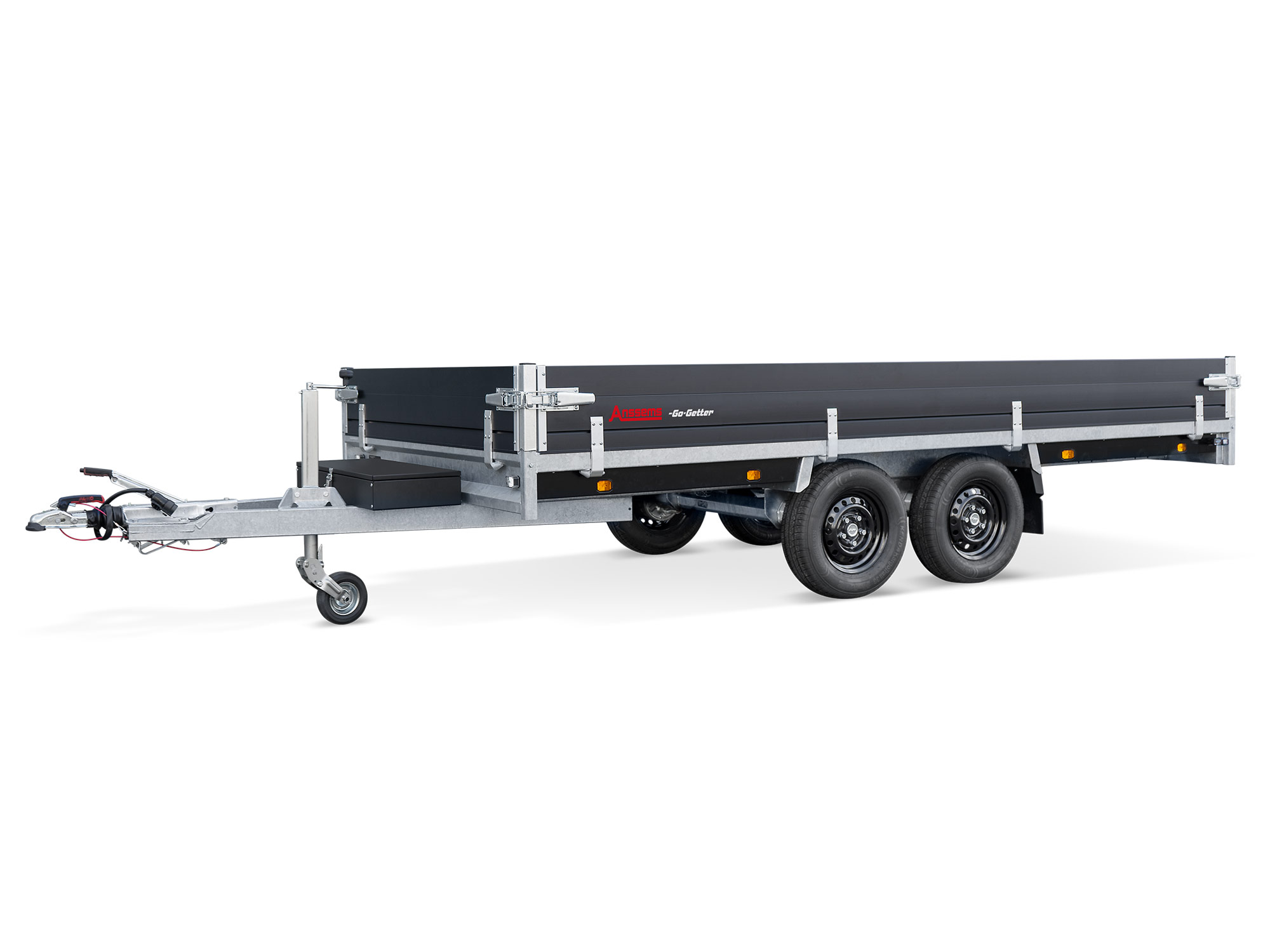 12100172_1_GALERIE.jpg Anssems PKW Anhänger Hochlader Alu PSX 3000 kg, Ladefläche 4,05 x 1,78 m Go Getter – Image 1