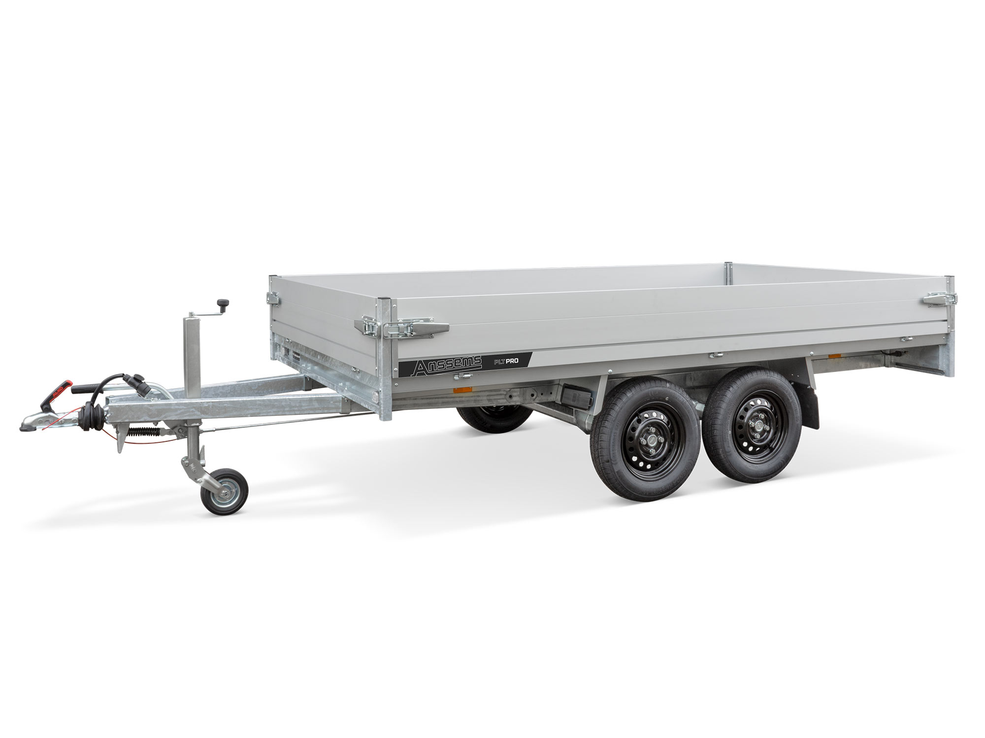 Anssems PKW Anhänger Hochlader Alu PLT-2 PRO 2000kg, Ladefläche 2,51 x 1,50 m