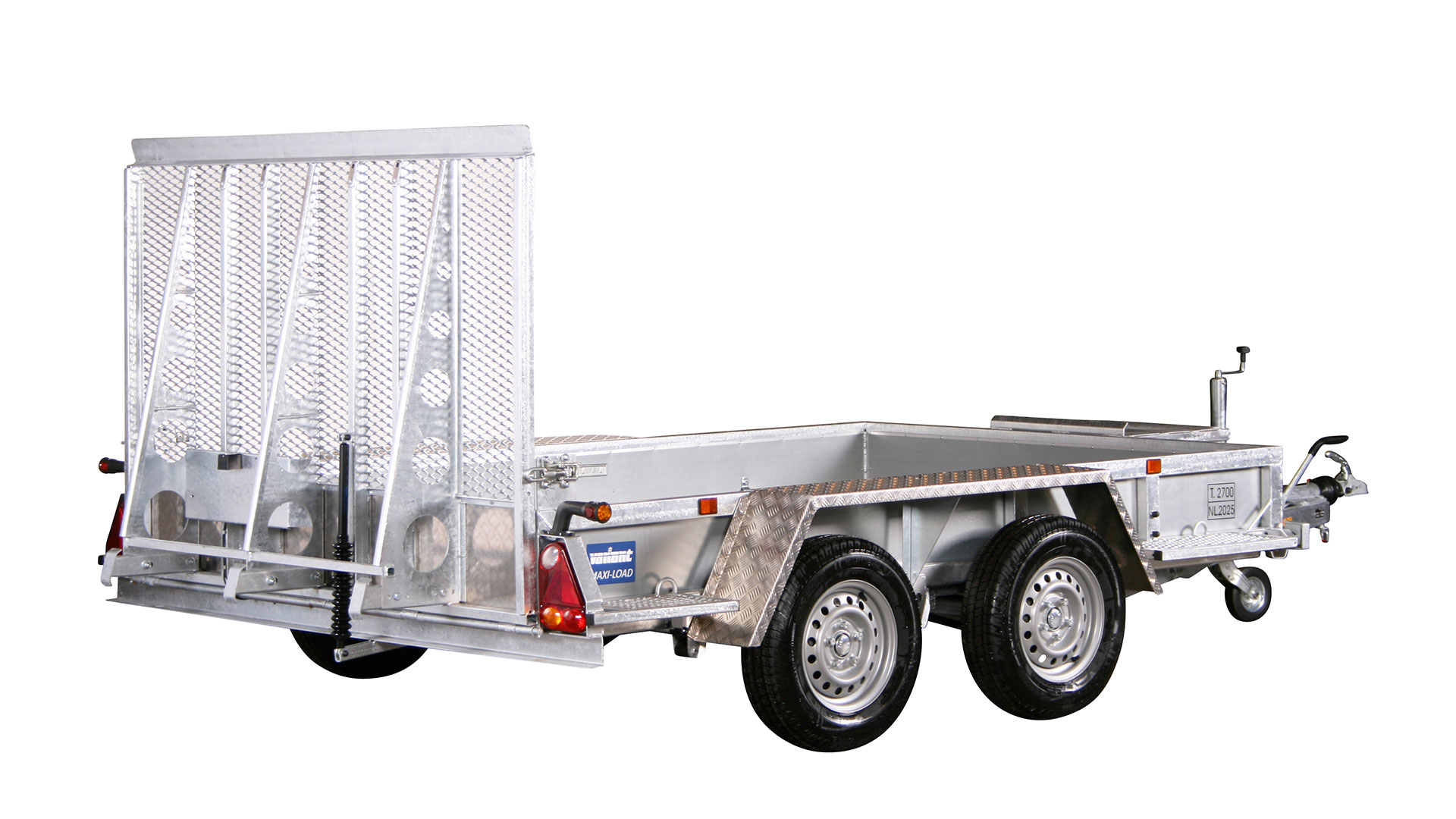 13100053_1_Galerie.jpg Variant PKW Anhänger Maschinen-Transporter / Minibagger-Anhänger 2718 M3, 2700 kg, Ladefläche 3,00 x 1,80 m – Image 1