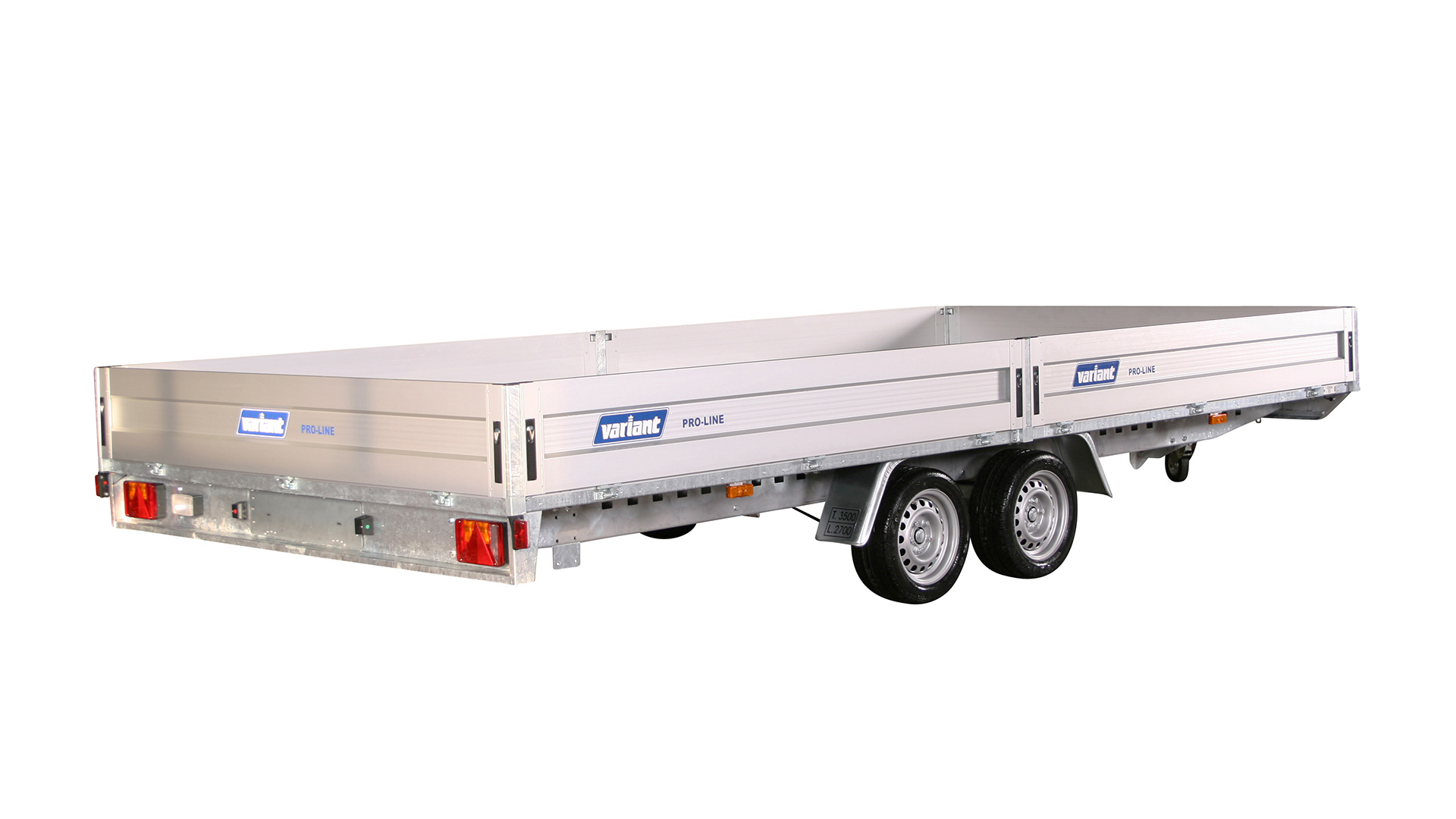 13100108_1_Galerie.jpg Variant PKW Anhänger Hochlader 3525 X5, 3500 kg, Ladefläche 5,15 x 2,45 m - Parabelfederung – Image 1