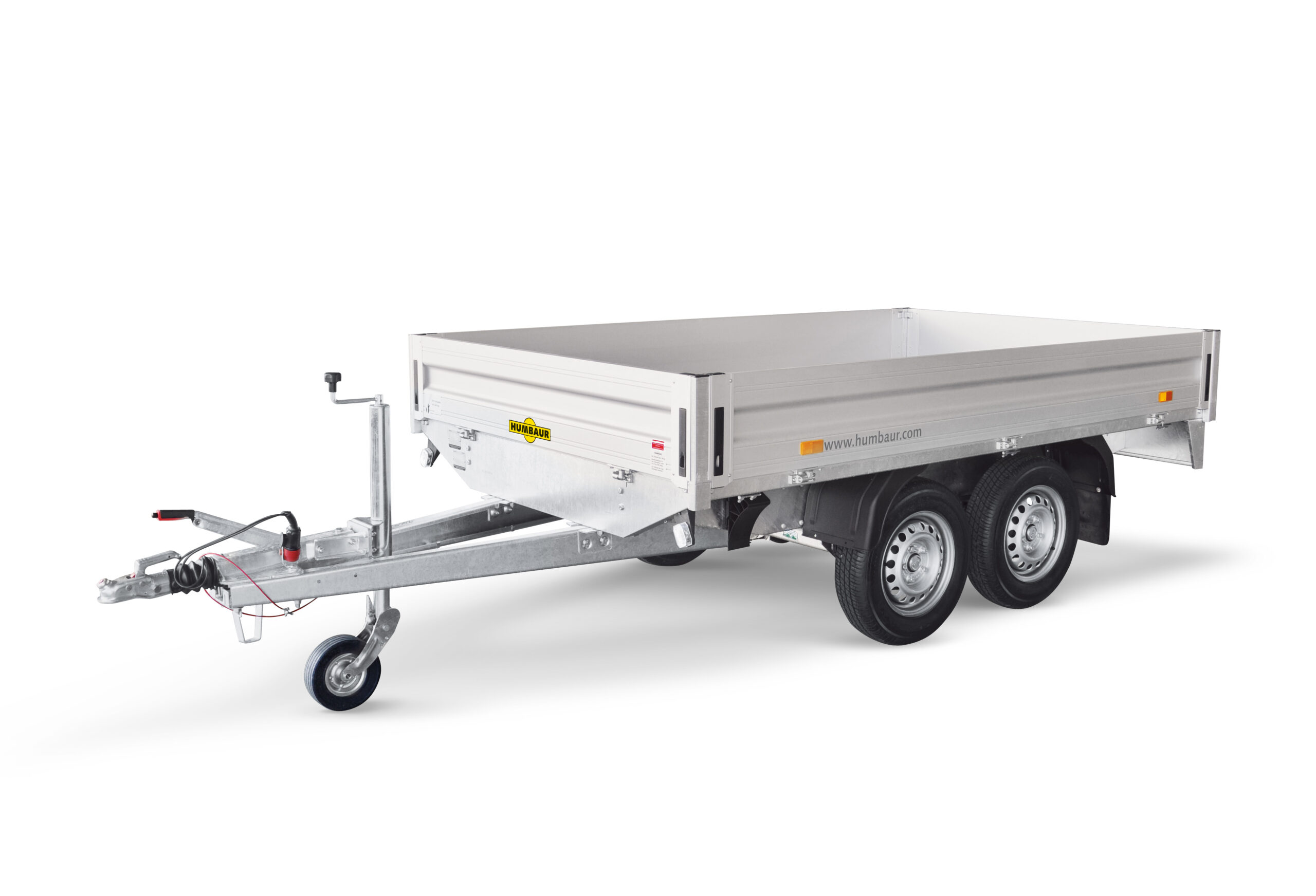 Humbaur PKW-Anhänger Hochlader HN 253118, 2500kg, Ladefläche 3,10 x 1,85m 10 Zoll Bereifung