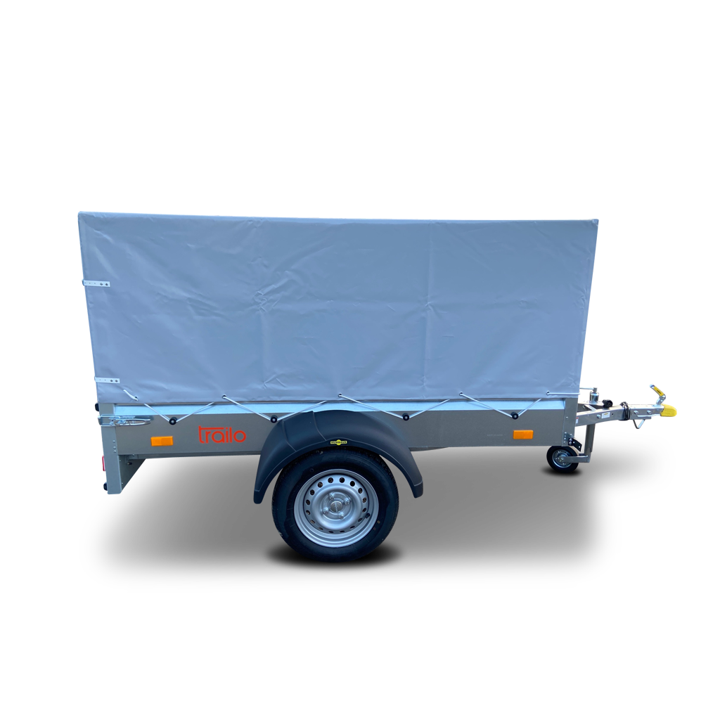 15200004_1.png Humbaur Steely 750kg ungebremst Ladefläche 2,05 x 1,09 m Komplettangebot Hochplane 1,00 m + Stützrad – Image 1
